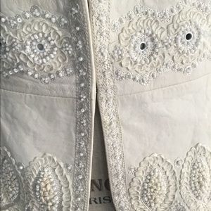 Winter White Leather jacket